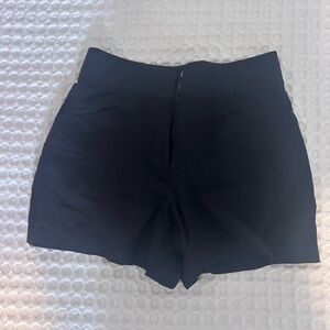 Club Monaco High Waist Black Shorts
